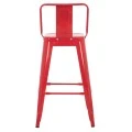 ΣΚΑΜΠΟ ΜΠΑΡ ΜΕΣΑΙΟΥ ΥΨΟΥΣ ΜΕΤΑΛΛΙΚΟ MELITA-PRO HM8574.44 ΚΟΚΚΙΝΟ 43x43x88Υεκ.