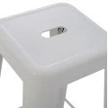 ΣΚΑΜΠΟ ΜΠΑΡ ΜΕΤΑΛΛΙΚΟ MELITA-PRO HM8642.41 ΣΕ ΛΕΥΚΟ ΜΑΤ 43x43x78Υεκ.