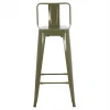 ΣΚΑΜΠΟ ΜΠΑΡ ΜΕΤΑΛΛΙΚΟ MELITA-PRO HM8642.41 ΣΕ ΛΕΥΚΟ ΜΑΤ 43x43x78Υεκ.
