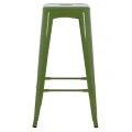 ΣΚΑΜΠΟ ΜΠΑΡ ΜΕΤΑΛΛΙΚΟ MELITA-PRO HM8642.53 ΣΕ LIGHT OLIVE GREEN 43x43x78Υεκ.