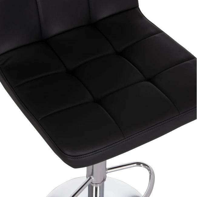 ΣΚΑΜΠΟ ΜΠΑΡ ΠΕΡΙΣΤΡΕΦΟΜΕΝΟ DIANA HM202.21 ΜΑΥΡΟ PU--ΜΕΤΑΛΛΟ ΧΡΩΜΙΟ 44x52x109Υεκ.