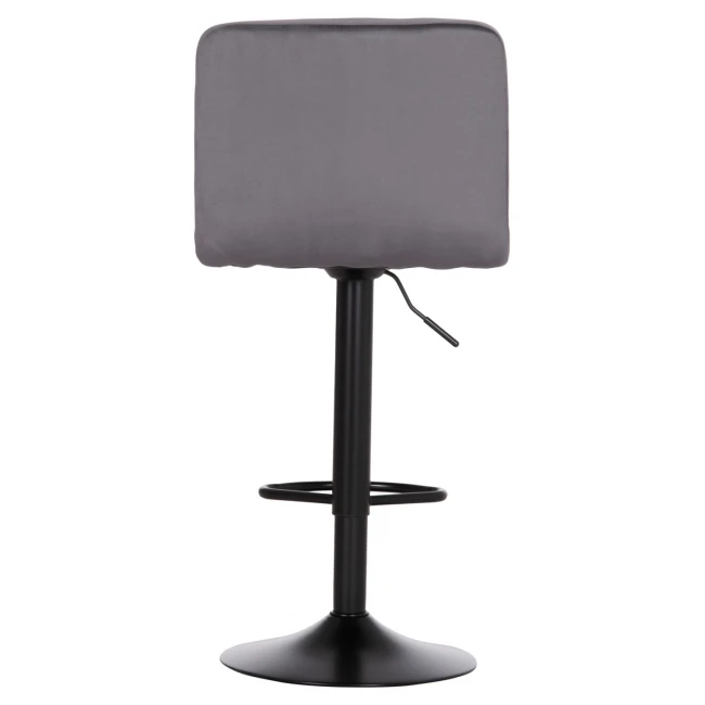 ΣΚΑΜΠΟ ΜΠΑΡ ΠΕΡΙΣΤΡΕΦΟΜΕΝΟ DIANA HM202.41 ΓΚΡΙ ΒΕΛΟΥΔΟ--ΜΕΤΑΛΛΟ ΜΑΥΡΟ ΜΑΤ 44x52x109Υεκ