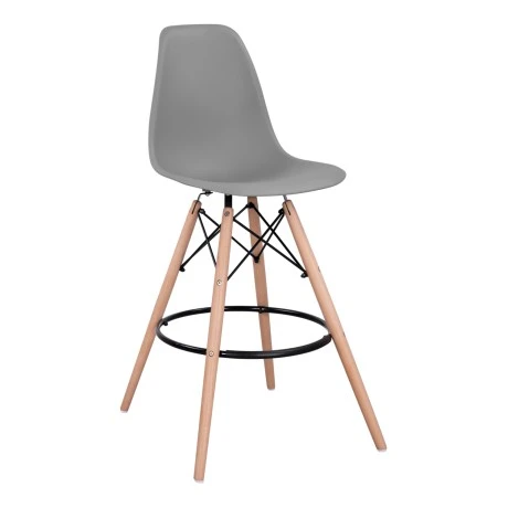 ΣΚΑΜΠΟ ΜΠΑΡ RENATA HM0173.10 ΓΚΡΙ 58x56x107Υ εκ.