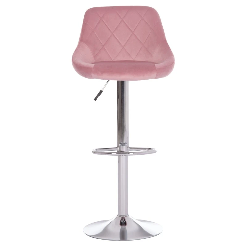 ΣΚΑΜΠΟ ΜΠΑΡ ROSE HM204.42 ΜΕ ΑΜΟΡΤΙΣΕΡ ΧΡΩΜΙΟΥ & ΣΑΠΙΟ ΜΗΛΟ ΒΕΛΟΥΔΟ 48x45x105Υεκ.