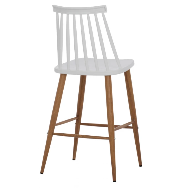 ΣΚΑΜΠΟ ΜΠΑΡ VANESSA HM9300.01 ΛΕΥΚΟ ΜΕΣΑΙΟΥ ΥΨΟΥΣ 43x45x97Υεκ.
