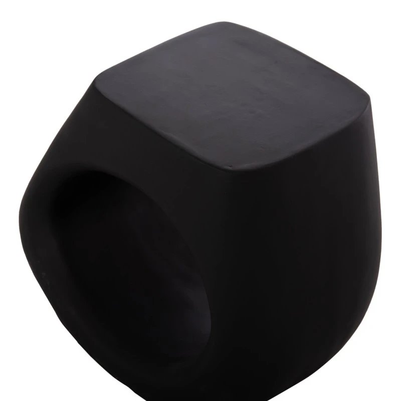 ΣΚΑΜΠΟ ΣΑΛΟΝΙΟΥ LANS HM4691.01 FIBER CEMENT ΣΕ ΜΑΥΡΟ--58x28x45.5Υεκ.