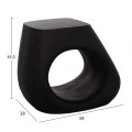 ΣΚΑΜΠΟ ΣΑΛΟΝΙΟΥ LANS HM4691.01 FIBER CEMENT ΣΕ ΜΑΥΡΟ--58x28x45.5Υεκ.