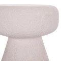 ΣΚΑΜΠΟ ΣΤΡΟΓΓΥΛΟ INTERON HM18171.02 FIBER CEMENT ΣΕ ΛΕΥΚΟ--Φ34x39Υεκ.