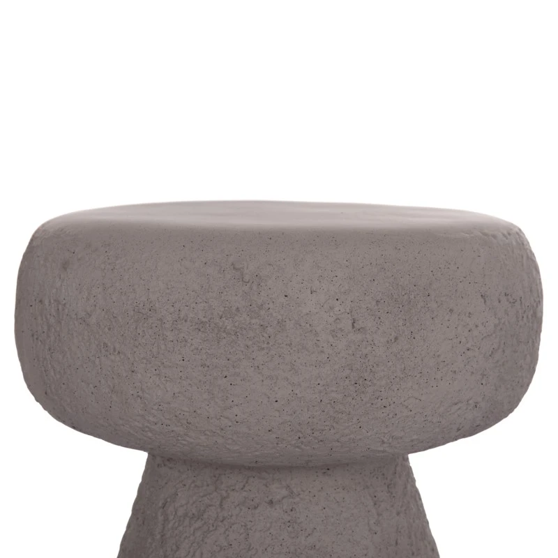 ΣΚΑΜΠΟ ΣΤΡΟΓΓΥΛΟ INTERON HM18171.03 FIBER CEMENT ΣΕ ΓΚΡΙ--Φ34x39Υεκ.