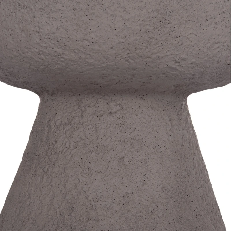 ΣΚΑΜΠΟ ΣΤΡΟΓΓΥΛΟ INTERON HM18171.03 FIBER CEMENT ΣΕ ΓΚΡΙ--Φ34x39Υεκ.