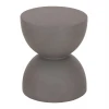 ΣΚΑΜΠΟ ΣΤΡΟΓΓΥΛΟ ZINI HM6580.01 FIBER CEMENT ΣΕ ΓΚΡΙ Φ35x43Υεκ