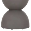 ΣΚΑΜΠΟ ΣΤΡΟΓΓΥΛΟ ZINI HM6580.01 FIBER CEMENT ΣΕ ΓΚΡΙ Φ35x43Υεκ