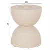 ΣΚΑΜΠΟ ΣΤΡΟΓΓΥΛΟ ZINI HM6580.02 FIBER CEMENT ΣΕ ΜΠΕΖ Φ35x43Υεκ