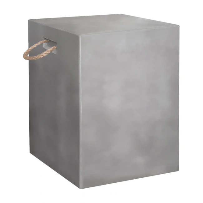 ΣΚΑΜΠΟ ΤΕΤΡΑΓΩΝΟ ΜΕ ΧΕΡΟΥΛΙΑ ZAK HM6581.01 FIBER CEMENT ΣΕ ΓΚΡΙ 36x36x43Υεκ