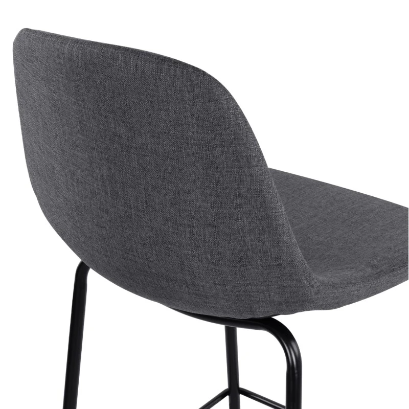 ΣΚΑΜΠΟ VINCENT HM9298.10 ΜΕΣΑΙΟΥ ΥΨΟΥΣ ΓΚΡΙ  ΜΕ ΜΕΤΑΛΛΙΚΑ ΠΟΔΙΑ 47x51x96 εκ.