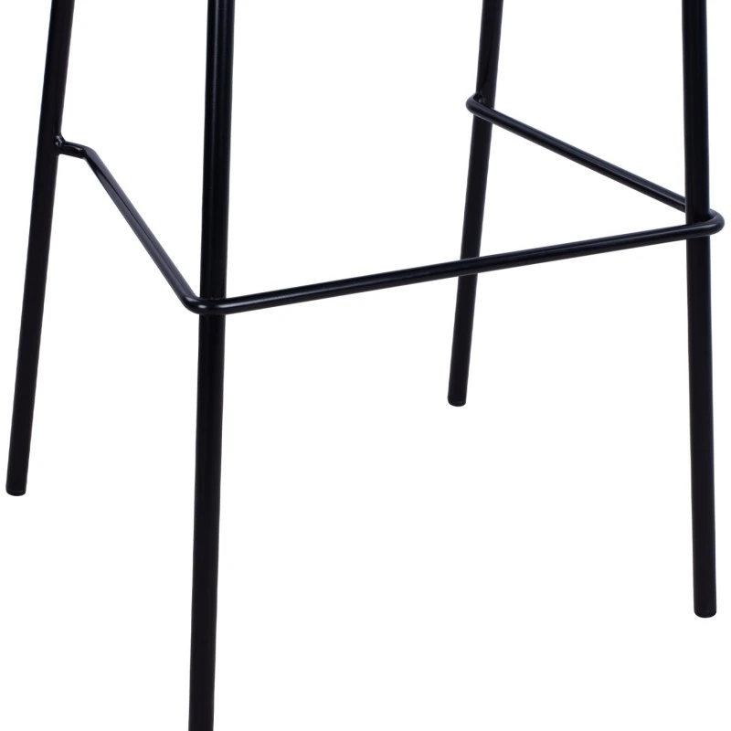 ΣΚΑΜΠΟ VINCENT HM9298.10 ΜΕΣΑΙΟΥ ΥΨΟΥΣ ΓΚΡΙ  ΜΕ ΜΕΤΑΛΛΙΚΑ ΠΟΔΙΑ 47x51x96 εκ.