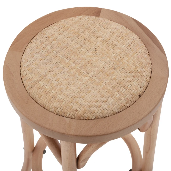 ΣΚΑΜΠΟ ΞΥΛΙΝΟ FAYE ΑΠΟ ΟΞΙΑ DARK HONEY ΜΕ ΨΑΘΑ Φ36Χ70 HM8751.05