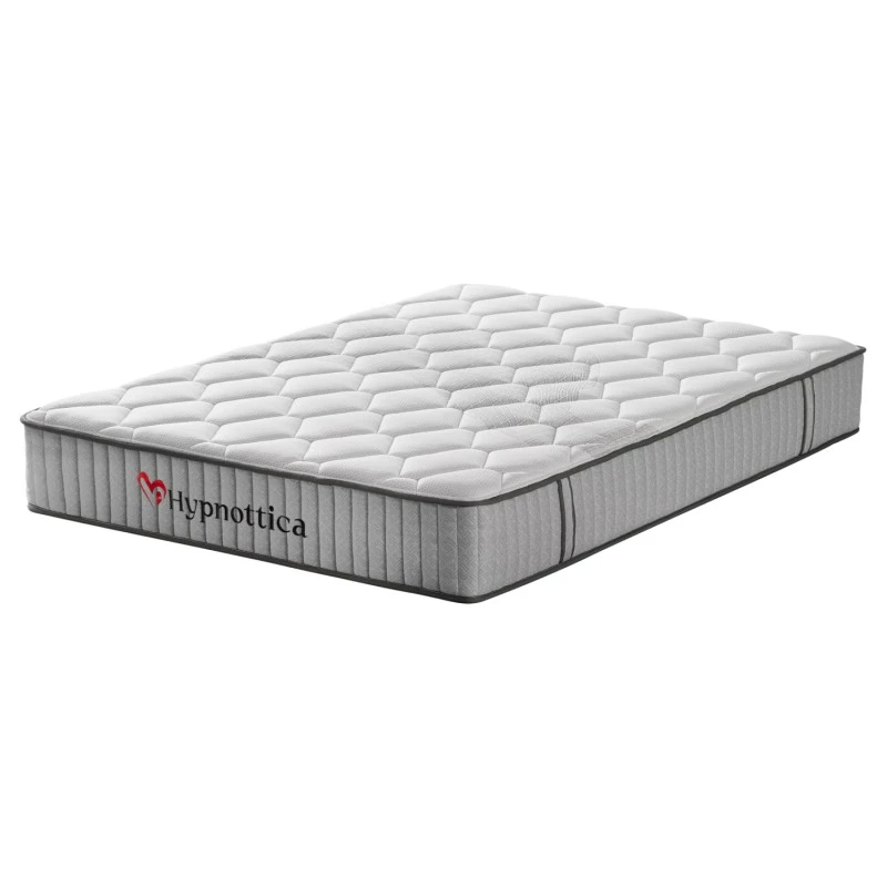 ΣΤΡΩΜΑ ΔΙΠΛΟ HYPNOTTICA HM748.06 POCKET SPRINGS--ΛΕΥΚΟ 160x200x25Υεκ.