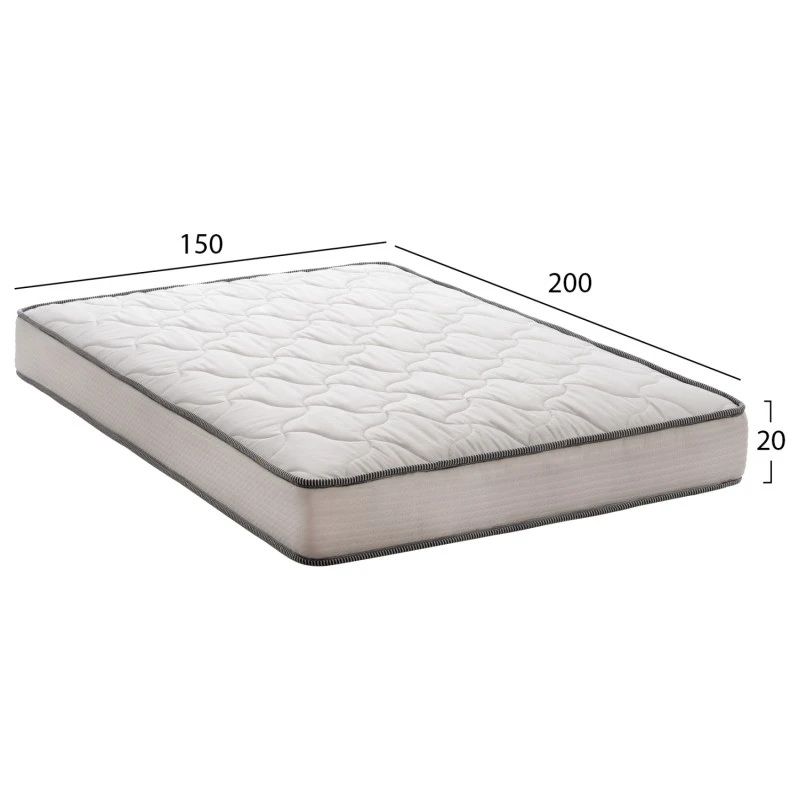 ΣΤΡΩΜΑ DREAMTOPIA ΣΕΙΡΑ ATLAS HM654.150 BONNELL SPRING 150x200 εκ.