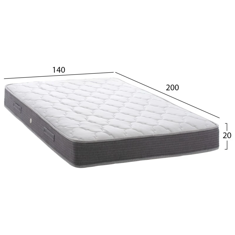 ΣΤΡΩΜΑ DREAMTOPIA ΣΕΙΡΑ LULLABY ALOE VERA HM655.140-200 BONNELL SPRING 140x200 εκ.