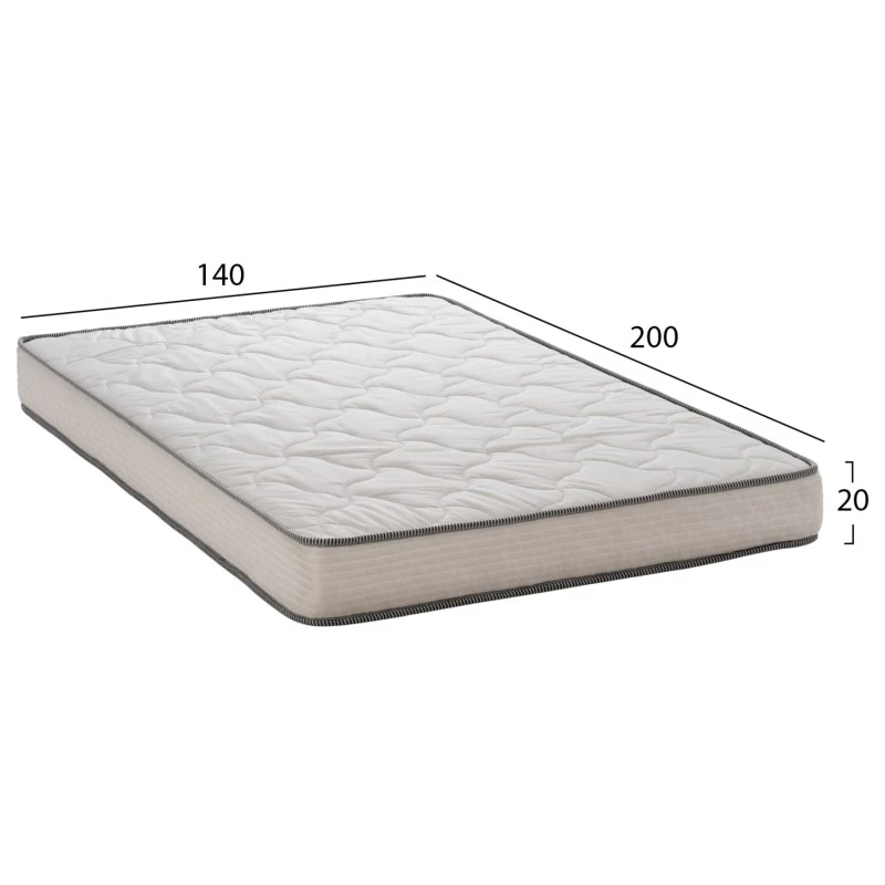 ΣΤΡΩΜΑ DREAMTOPIA ΣΕΙΡΑ RELIEF HM653.140-200 BONNELL SPRING 140x200 εκ.