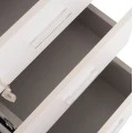 ΣΥΡΤΑΡΙΕΡΑ ΓΡΑΦΕΙΟΥ ΜΕ ΚΛΕΙΔΑΡΙΑ VANCE HM2159 ΛΕΥΚΗ ΜΕΛΑΜΙΝΗ-ΡΟΔΑΚΙΑ 39x40x60Υεκ.