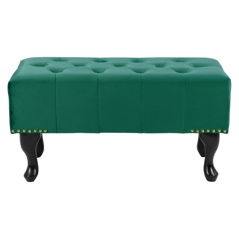 ΤΑΜΠΟΥΡΕ ΥΠΟΠΟΔΙΟ ΚΥΠΑΡΙΣΣΙ ΒΕΛΟΥΔΟ T.CHESTERFIELD EMMA HM226.03 80x45x40Y εκ.