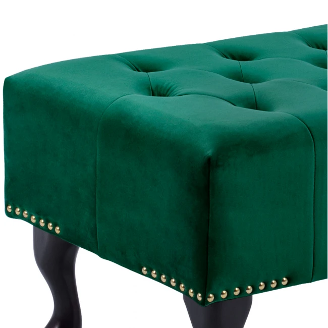 ΤΑΜΠΟΥΡΕ T.CHESTERFIELD EMMA HM226.03 ΚΥΠΑΡΙΣΣΙ ΒΕΛΟΥΔΟ-ΜΑΥΡΑ ΠΟΔΙΑ 80x45x40Υεκ