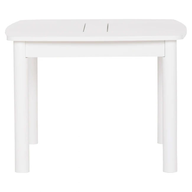 ΤΡΑΠΕΖΑΚΙ ΠΑΙΔΙΚΟ ΜΕ ΑΠΟΘ.ΧΩΡΟΥΣ RICKI HM18339.03 MDF & ΣΥΜΗΔΑ ΣΕ ΛΕΥΚΟ 65x65x47Υεκ