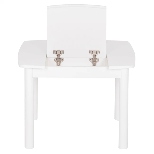 ΤΡΑΠΕΖΑΚΙ ΠΑΙΔΙΚΟ ΜΕ ΑΠΟΘ.ΧΩΡΟΥΣ RICKI HM18339.03 MDF & ΣΥΜΗΔΑ ΣΕ ΛΕΥΚΟ 65x65x47Υεκ