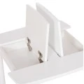 ΤΡΑΠΕΖΑΚΙ ΠΑΙΔΙΚΟ ΜΕ ΑΠΟΘ.ΧΩΡΟΥΣ RICKI HM18339.03 MDF & ΣΥΜΗΔΑ ΣΕ ΛΕΥΚΟ 65x65x47Υεκ