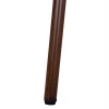 ΤΡΑΠΕΖΙ ΑΛΟΥΜΙΝΙΟΥ HARLOW 70X70X76  BAMBOO LOOK HM5568.03 ΚΑΦΕ ΜΕ ΓΥΑΛΙ