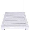 ΤΡΑΠΕΖΙ ΑΛΟΥΜΙΝΙΟΥ QIANA HM5402.01 ΛΕΥΚΟ 45x45x45,5 εκ.