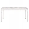 ΤΡΑΠΕΖΙ ΑΛΟΥΜΙΝΙΟΥ RACHEL HM6339.02 ΛΕΥΚΟ 150x80x75Υεκ.