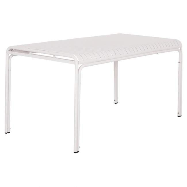 ΤΡΑΠΕΖΙ ΑΛΟΥΜΙΝΙΟΥ RACHEL HM6339.02 ΛΕΥΚΟ 150x80x75Υεκ.
