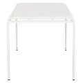 ΤΡΑΠΕΖΙ ΑΛΟΥΜΙΝΙΟΥ RACHEL HM6339.02 ΛΕΥΚΟ 150x80x75Υεκ.