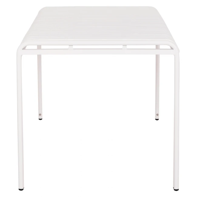 ΤΡΑΠΕΖΙ ΑΛΟΥΜΙΝΙΟΥ RACHEL HM6339.02 ΛΕΥΚΟ 150x80x75Υεκ.