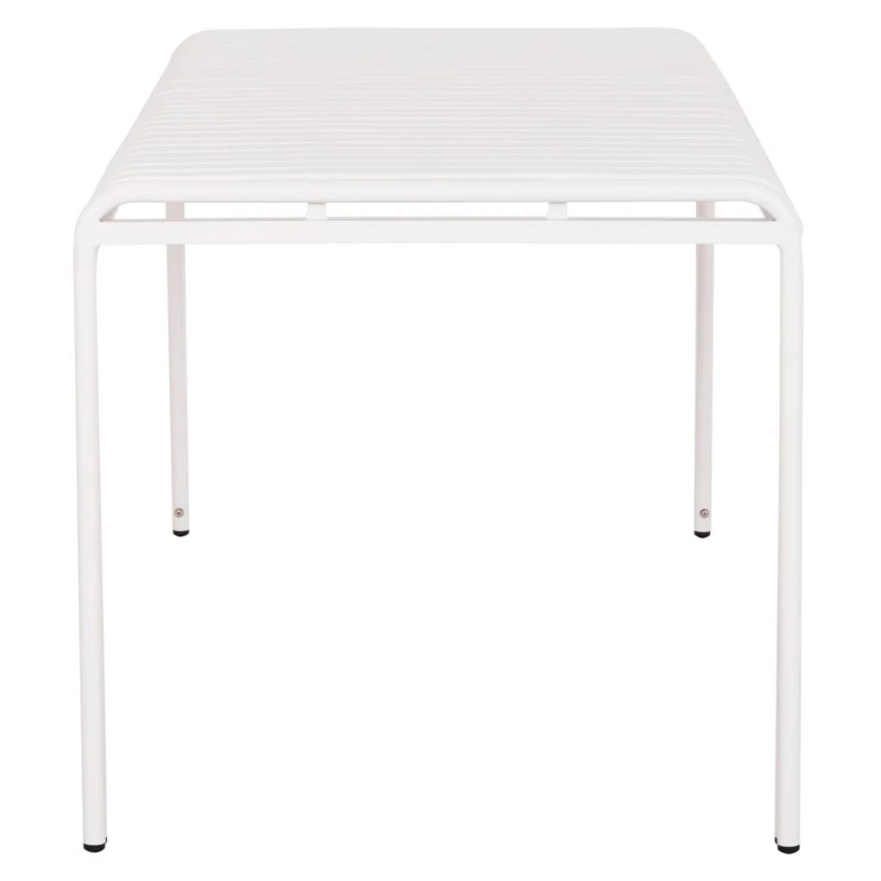 ΤΡΑΠΕΖΙ ΑΛΟΥΜΙΝΙΟΥ RACHEL HM6339.02 ΛΕΥΚΟ 150x80x75Υεκ.