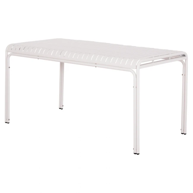 ΤΡΑΠΕΖΙ ΑΛΟΥΜΙΝΙΟΥ RACHEL HM6339.02 ΛΕΥΚΟ 150x80x75Υεκ.