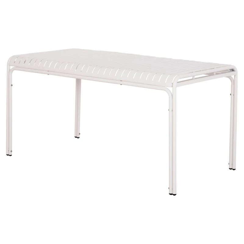 ΤΡΑΠΕΖΙ ΑΛΟΥΜΙΝΙΟΥ RACHEL HM6339.02 ΛΕΥΚΟ 150x80x75Υεκ.
