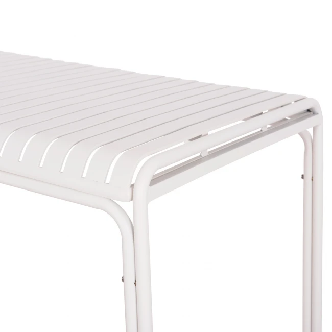 ΤΡΑΠΕΖΙ ΑΛΟΥΜΙΝΙΟΥ RACHEL HM6339.02 ΛΕΥΚΟ 150x80x75Υεκ.
