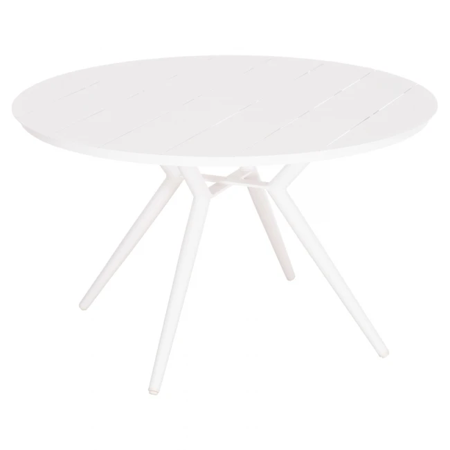 ΤΡΑΠΕΖΙ ΑΛΟΥΜΙΝΙΟΥ ΣΤΡΟΓΓΥΛΟ HIGER HM6290.02 Φ126x74Υεκ.