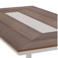 ΤΡΑΠΕΖΙ ΑΛΟΥΜΙΝΙΟΥ TABER ΜΕ POLYWOOD 200X100 ΛΕΥΚΟ HM5131.11
