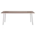ΤΡΑΠΕΖΙ ΑΛΟΥΜΙΝΙΟΥ TABER ΜΕ POLYWOOD 200X100 ΛΕΥΚΟ HM5131.11