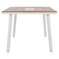 ΤΡΑΠΕΖΙ ΑΛΟΥΜΙΝΙΟΥ TABER ΜΕ POLYWOOD 200X100 ΛΕΥΚΟ HM5131.11