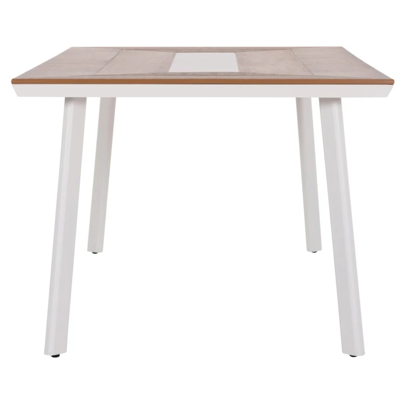ΤΡΑΠΕΖΙ ΑΛΟΥΜΙΝΙΟΥ TABER ΜΕ POLYWOOD 200X100 ΛΕΥΚΟ HM5131.11