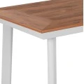 ΤΡΑΠΕΖΙ ΑΛΟΥΜΙΝΙΟΥ TABER ΜΕ POLYWOOD ΛΕΥΚΟ 120x80x72,5Υ εκ. HM5562.01