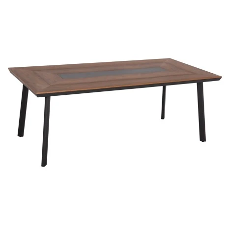 ΤΡΑΠΕΖΙ ΑΛΟΥΜΙΝΙΟΥ TABER ΜΕ POLYWOOD 200X100 ΓΚΡΙ HM5131.12