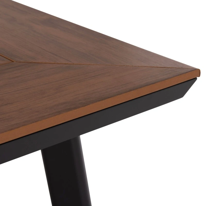 ΤΡΑΠΕΖΙ ΑΛΟΥΜΙΝΙΟΥ TABER ΜΕ POLYWOOD 200X94 ΓΚΡΙ HM5131.12