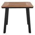 ΤΡΑΠΕΖΙ ΑΛΟΥΜΙΝΙΟΥ TABER ΑΝΘΡΑΚΙ ΜΕ ΕΠΙΦΑΝΕΙΑ POLYWOOD HM5563.02 80x80x73Υεκ.
